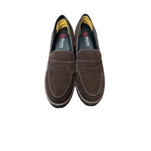 Blondo Womens Brown Suede Waterproof loafers Size 6.5